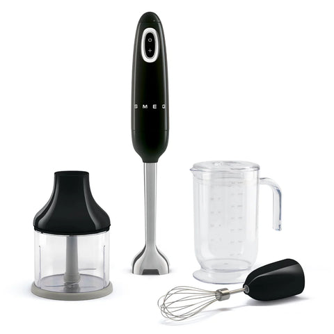 SMEG Retro Style  Hand Blender with Accessories Pack, Black