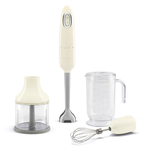 SMEG Retro Style  Hand Blender with Accessories Pack, Cream