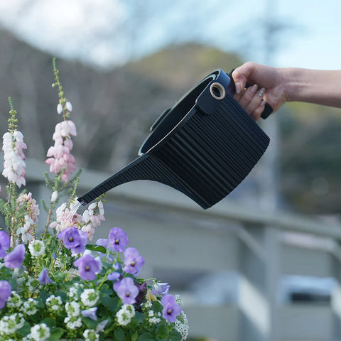 Hachiman Garden Beetle Watering Can, Small - Black