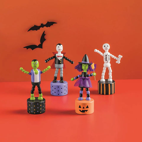 Halloween Collapsible Wood Toy - Witch