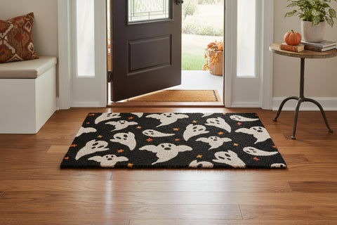 Halloween Ghost Coir Door Mat