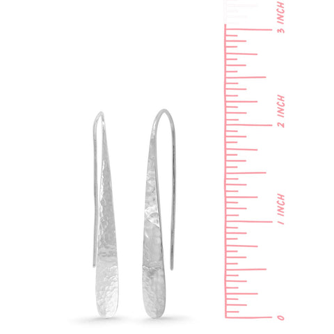 Hammered Long Pull Through Hoops - Boma