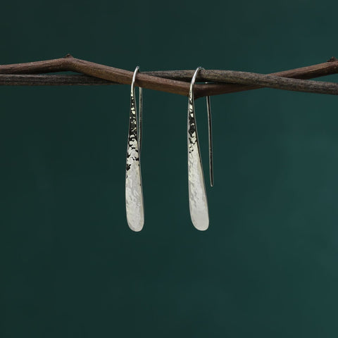 Hammered Long Pull Through Hoops - Boma