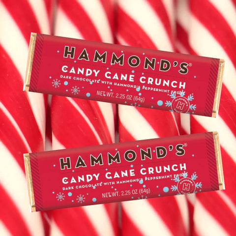 Hammond's Chocolate Bar - Candy Cane Crunch