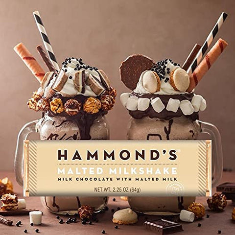 Hammond's Chocolate Bar - Malted Milkshake