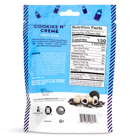 Hammond's Cookies N' Creme Cookie Bites
