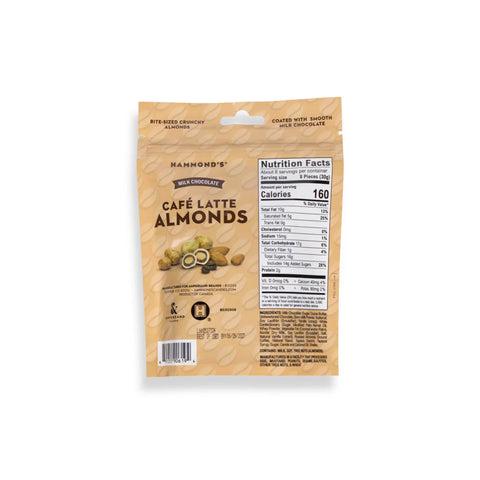 Hammond's Milk Chocolate Covered Café Latte Almonds