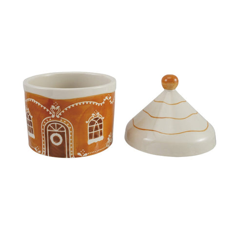 Hand-Painted Gingerbread House Cookie Jar