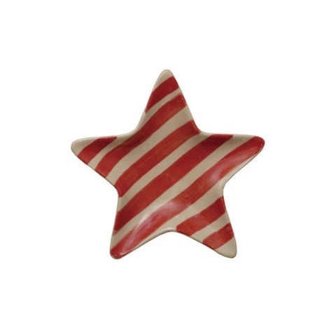 Hand-Painted Star Shaped Plate