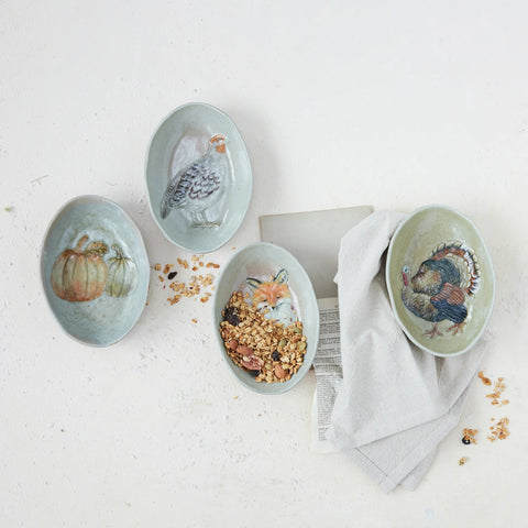 Hand-Painted Stoneware Dish - Turkey