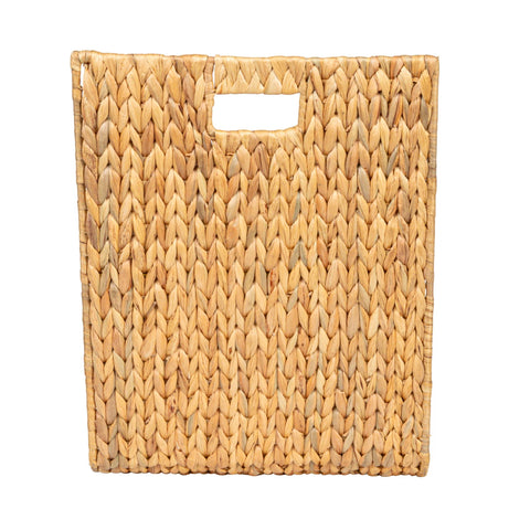 Hand-Woven Water Hyacinth Magazine Holder
