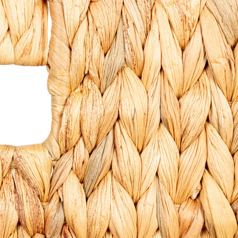 Hand-Woven Water Hyacinth Magazine Holder