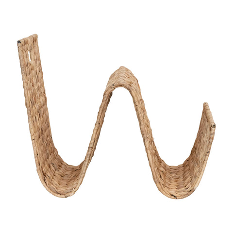 Hand-Woven Water Hyacinth Magazine Holder