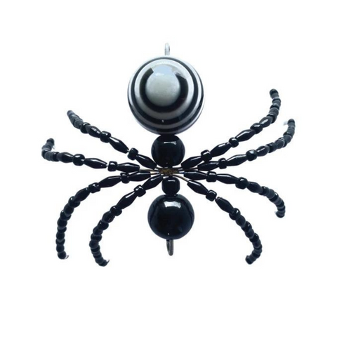 Handmade Glass Beaded Spider, A