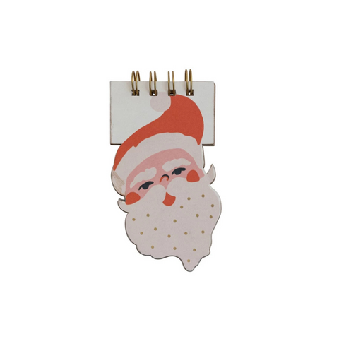Handmade Santa Shaped Notebook