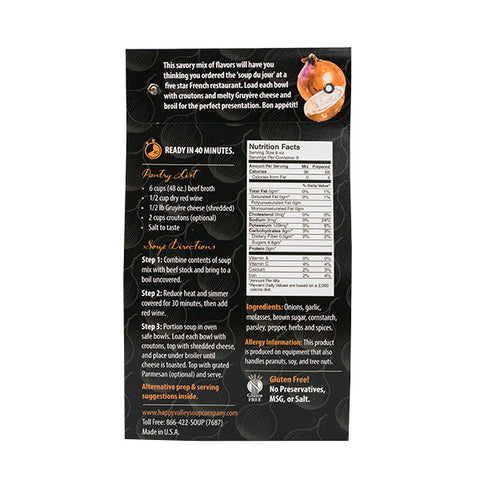 Happy Valley Soup Company - French Onion Soup