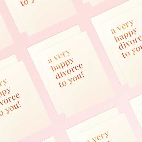 Happy Divorce Card - The Social Type