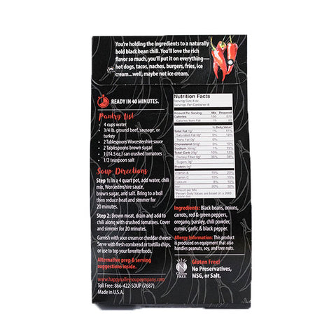 Happy Valley Soup Company - Black Bean Chili