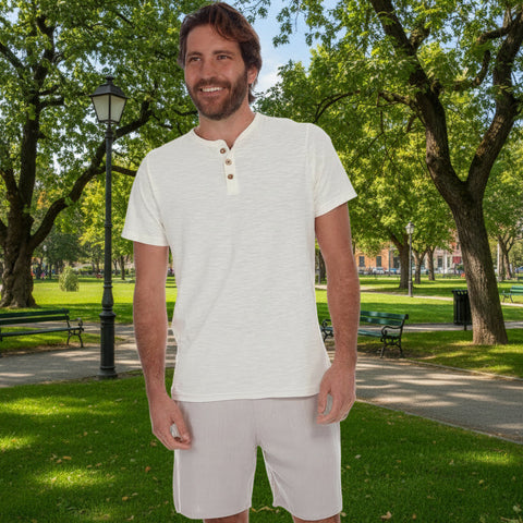 Harry Linen + Cotton Short