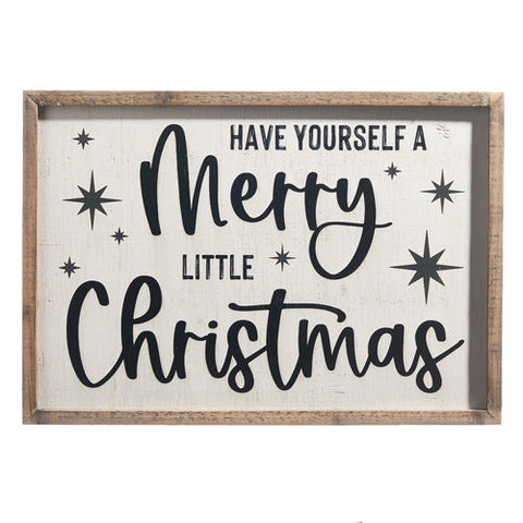 Have Yourself A Merry Little Christmas Framed Wall Art