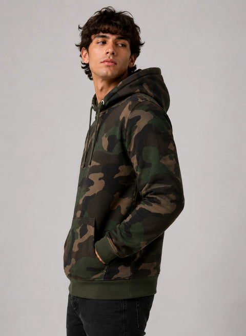 Hawk's Bay Camouflage Fleece Hoodie
