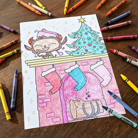 Hazy Dell Christmas! Coloring Book