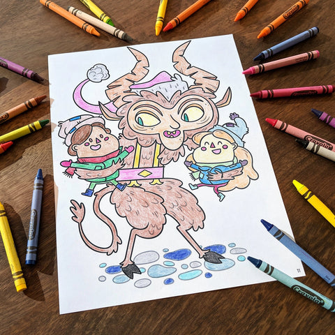 Hazy Dell Christmas! Coloring Book