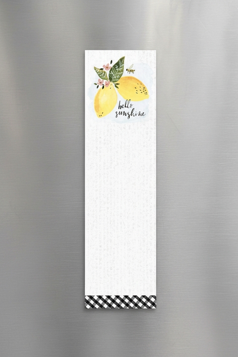 Hello Sunshine Magnetic Notepad