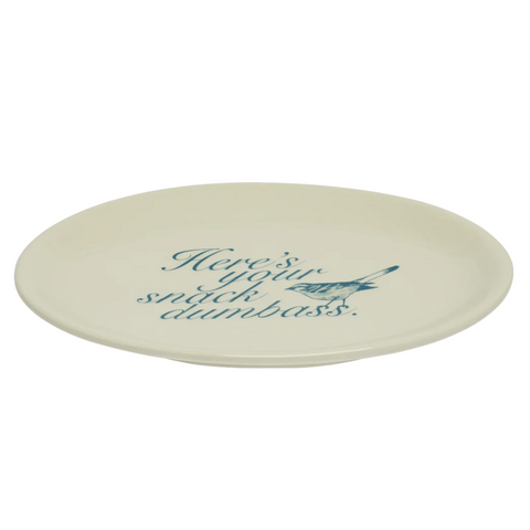 Here's Your Snack Dumbass Tray by Fishs Eddy