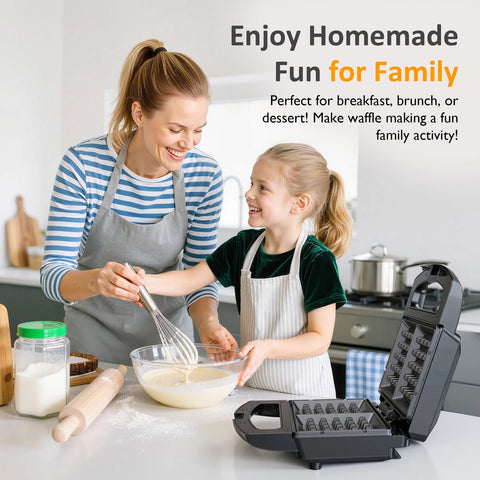Heynemo 2-Slot Waffle Iron