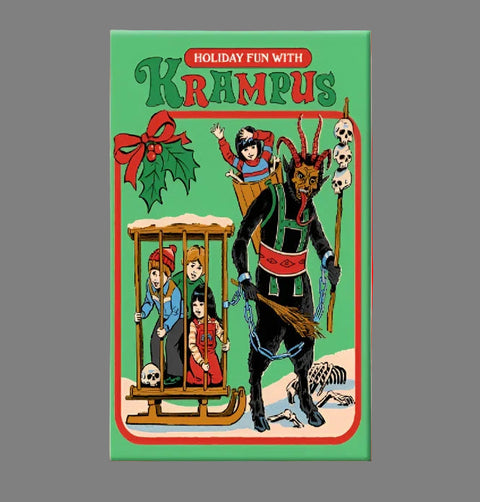 Holiday Fun With Krampus Magnet
