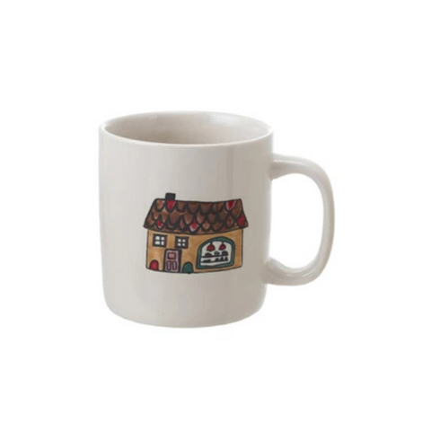 Holiday House Wax Relief Mug