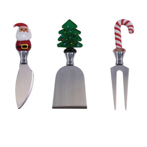 Holiday Icon Cheese Knives