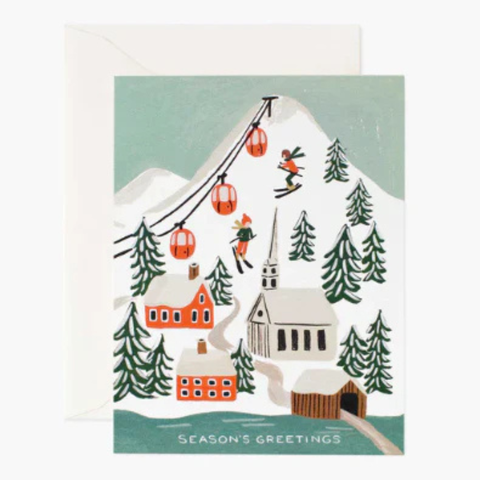 Holiday Snow Scene Card - Rifle Paper Co
