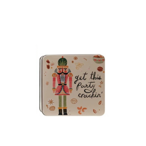 Holiday Treats Embossed Tin - 6"