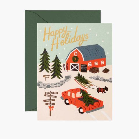 Holiday Tree Farm Card - Rifle Paper Co