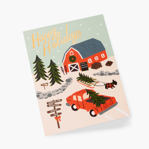 Holiday Tree Farm Card - Rifle Paper Co