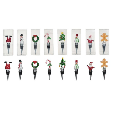 Holiday Icon Bottle Stopper, Wreath