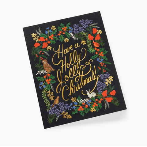 Holly Jolly Christmas Card - Rifle Paper Co