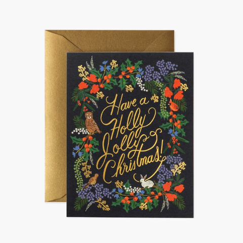 Holly Jolly Christmas Boxed Cards - Rifle Paper Co