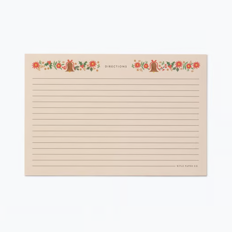 Holly Jolly Recipe Cards - Rifle Paper Co