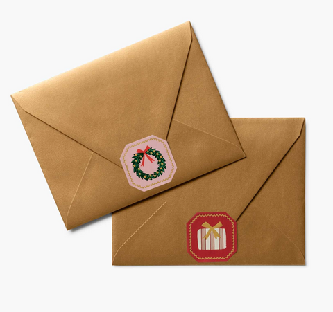 Holly Jolly Envelope Seals - Rifle Paper Co