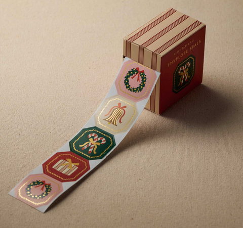 Holly Jolly Envelope Seals - Rifle Paper Co