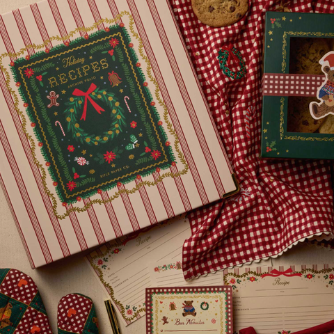 Holly Jolly Recipe Binder - Rifle Paper Co
