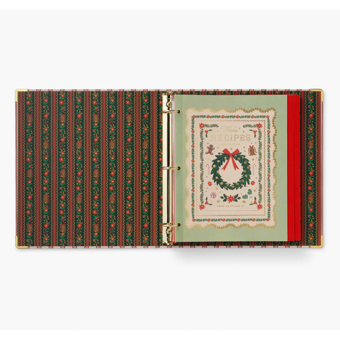 Holly Jolly Recipe Binder - Rifle Paper Co