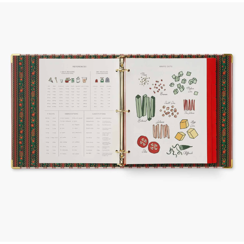 Holly Jolly Recipe Binder - Rifle Paper Co