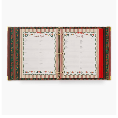 Holly Jolly Recipe Binder - Rifle Paper Co