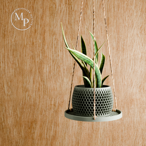honeycomb planter pot Hanging Plant Pot Tray