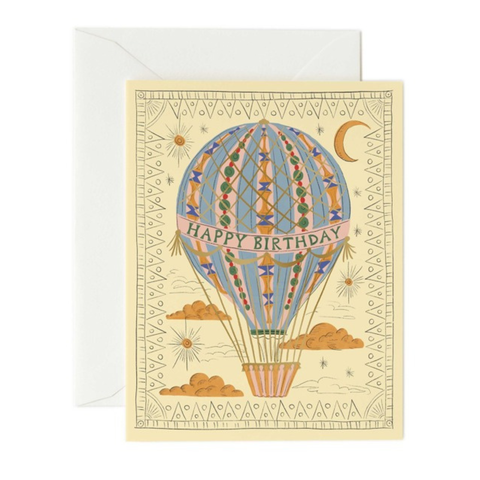 Hot Air Balloon Birthday Card - Rifle Paper Co
