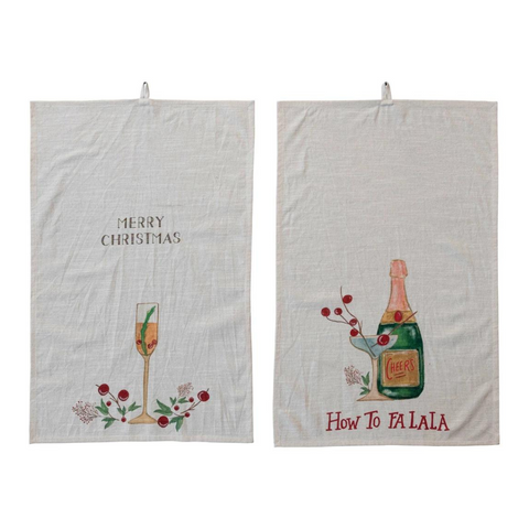 Merry Christmas Tea Towel